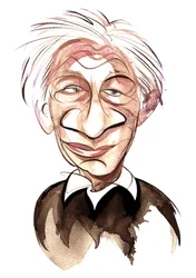Alexander Goehr - färgkarikatyr